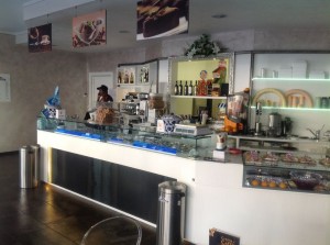 Arredamento Cioccogelateria - Bancone